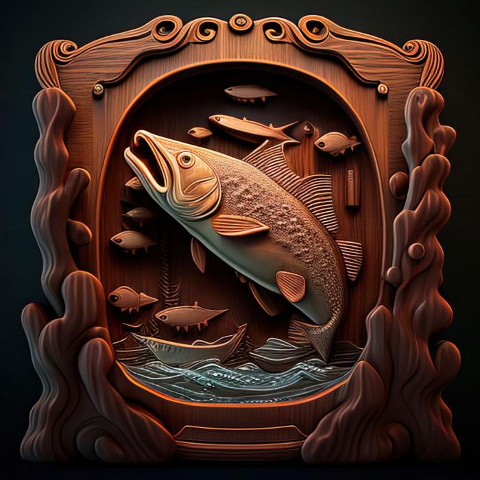 نموذج ثلاثي الأبعاد لآلة CNC ألعاب لعبة st Ultimate Fishing Simulator